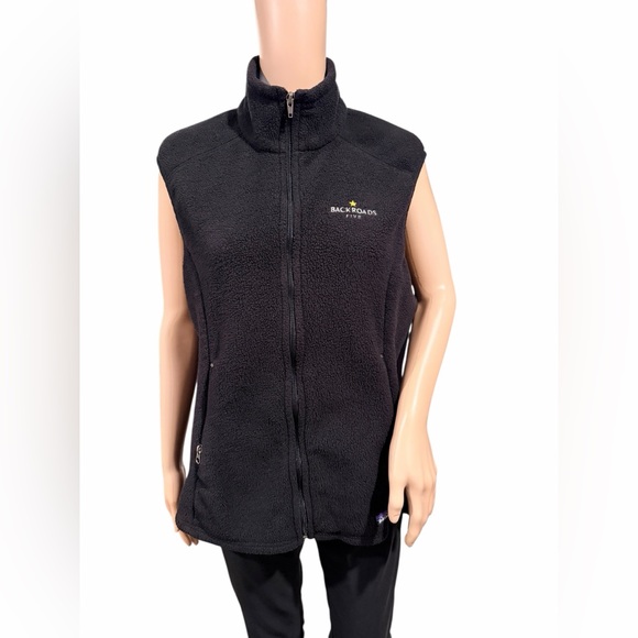 Patagonia Synchilla Vest Womens Black Fleece Full Zip outdoor classic Size XL - Picture 3 of 13